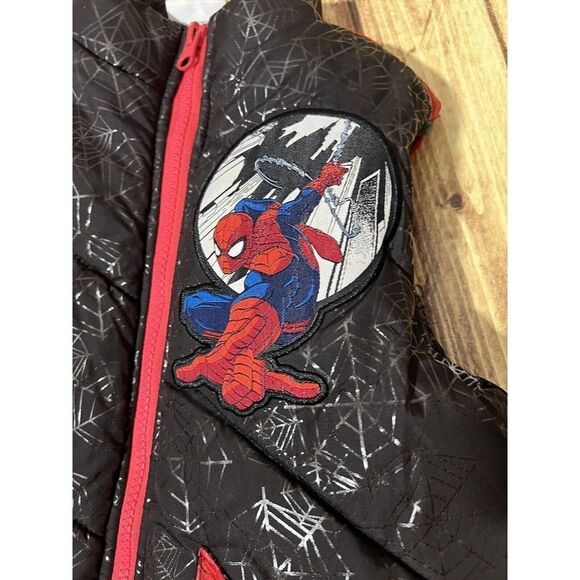 Disney Store Spider-Man Vest - Marvel Vest Zip Up - Picture 3 of 8